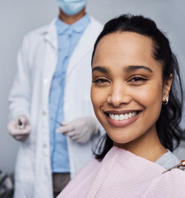 a patient during their dental consultation