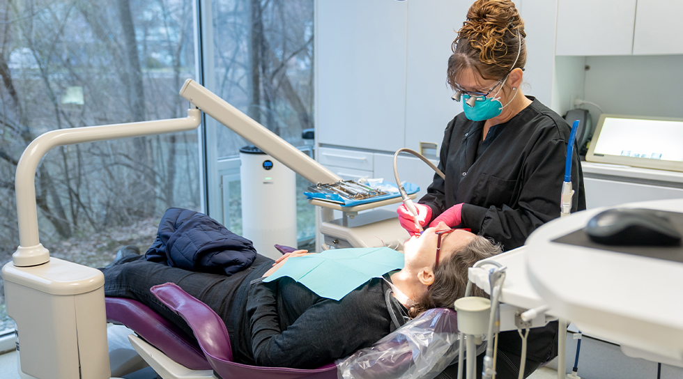 Dental exam room