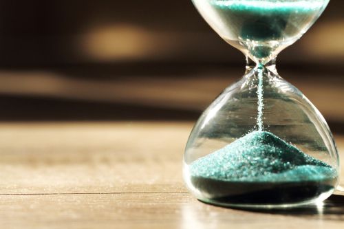 A sand timer